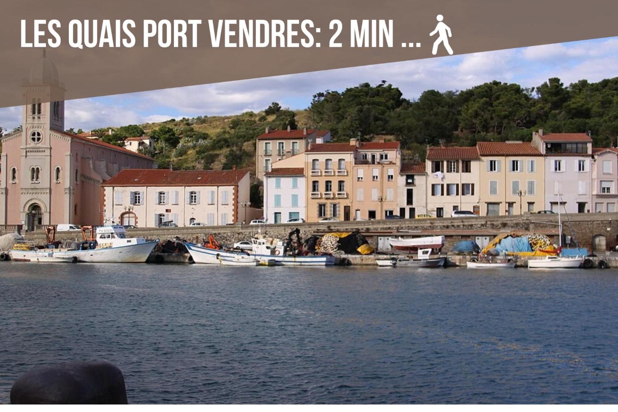 Le Belveze, Emplacement Central Et Calme Port Vendres Exterior foto